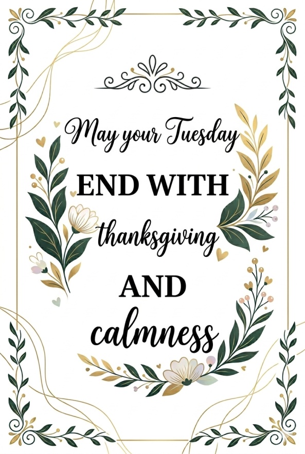 African American Tuesday Blessings
