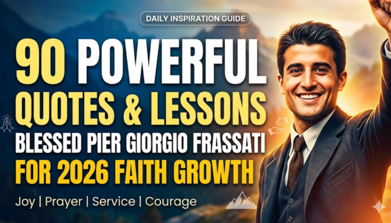 Powerful Blessed Pier Giorgio Frassati Quotes