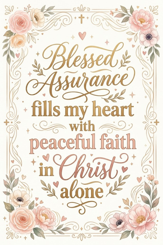 Blessed Assurance Hymn Lyrics