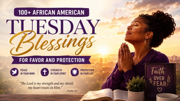 African American Tuesday Blessings