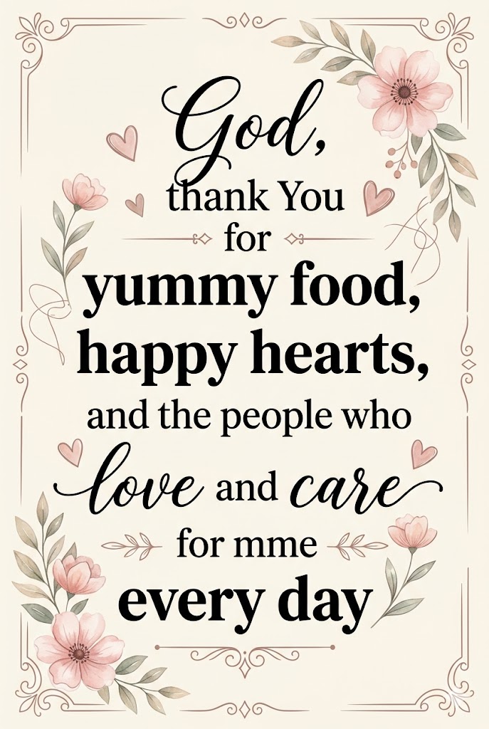 Meal Blessings Prayers