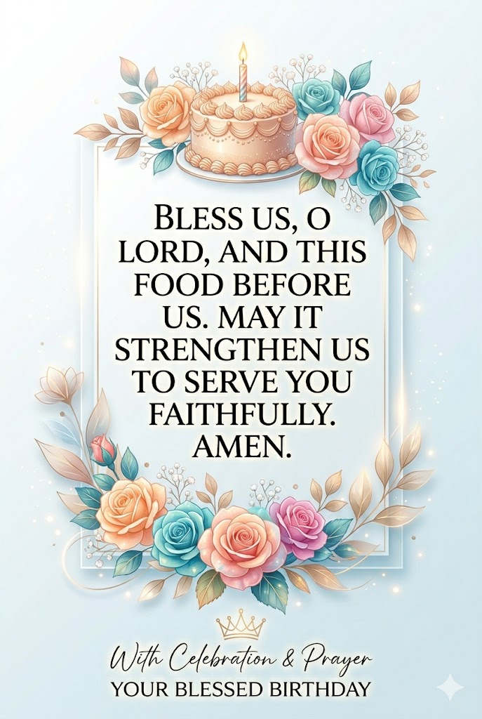 Bless Us O Lord Prayer