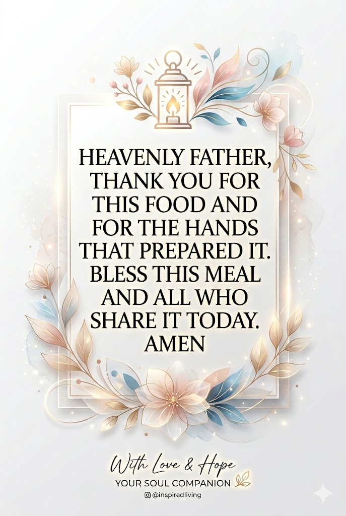 Food Prayer Blessings