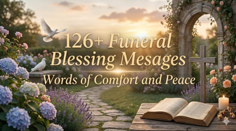 126+ Funeral Blessing Messages for Comfort and Peace