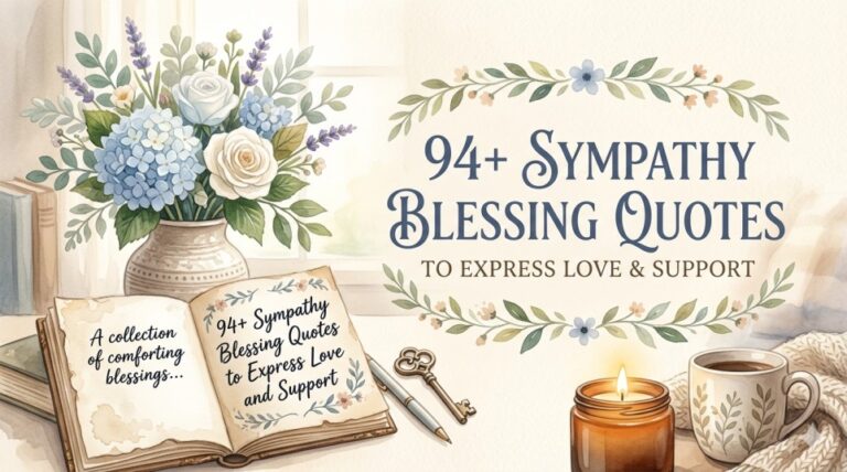 94+ Sympathy Blessing Quotes to Express Love and Support