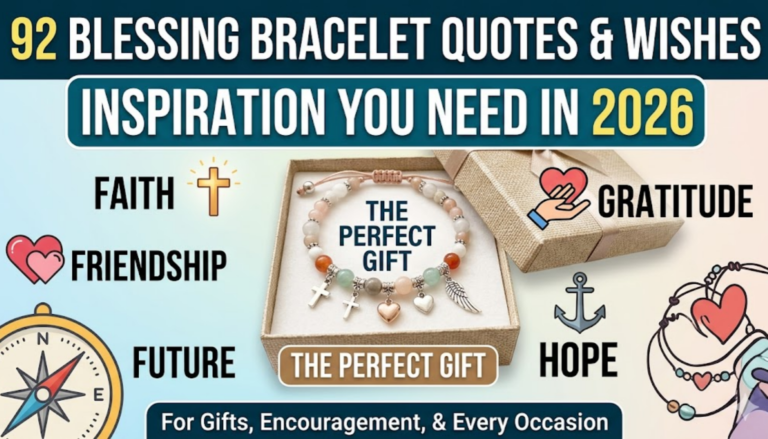 Blessing Bracelet Quotes