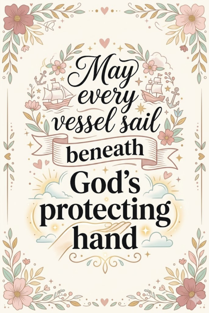 Fair winds and following seas