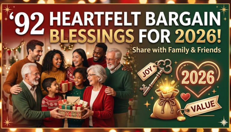 Heartfelt Bargain Blessings and Quotes