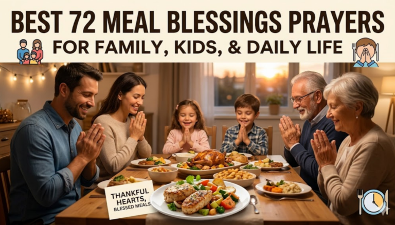 Meal Blessings Prayers