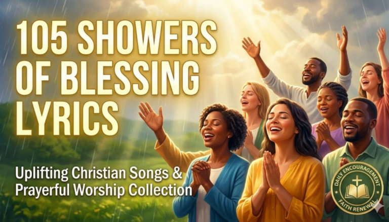 Showers of Blessing Lyrics