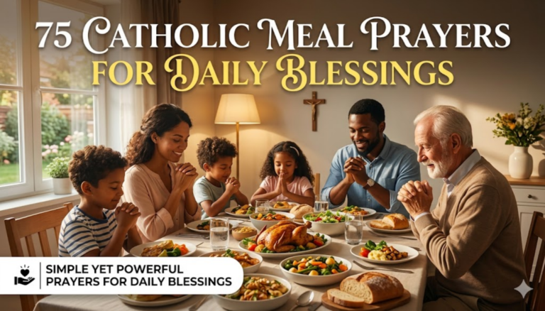 Catholic meal prayers