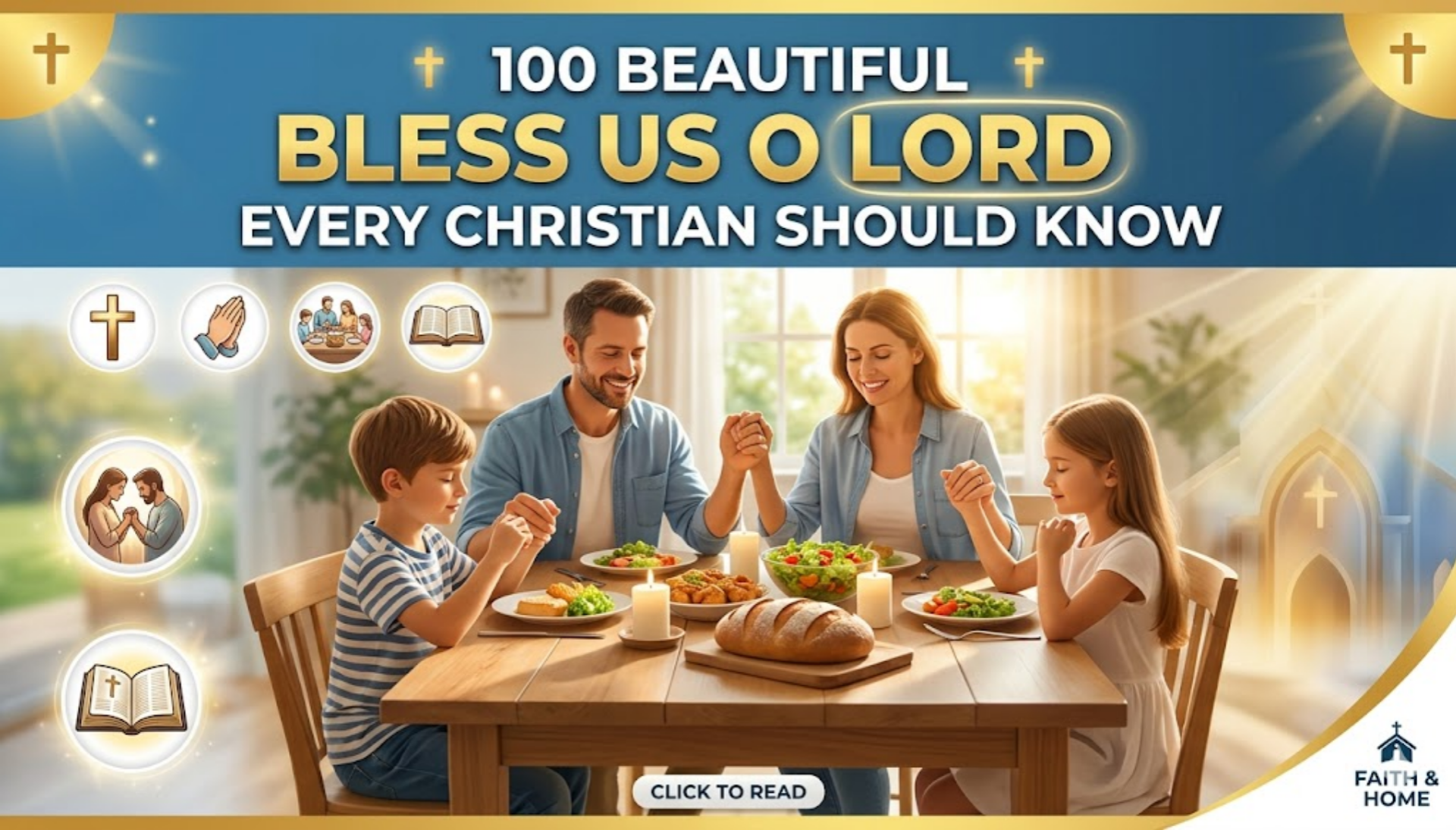 Bless Us O Lord Prayers