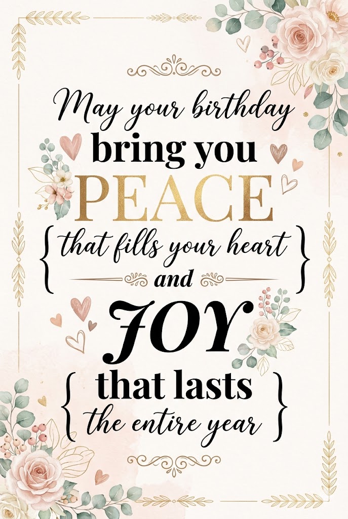 Birthday Blessings and Wishes
