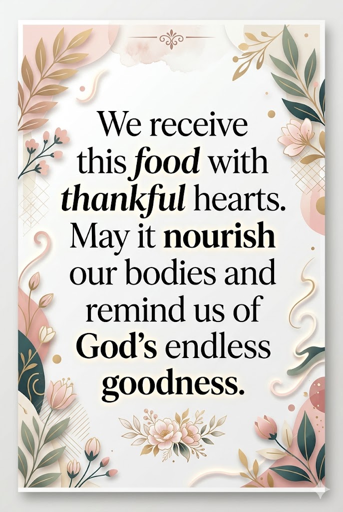 Meal Blessings Prayers