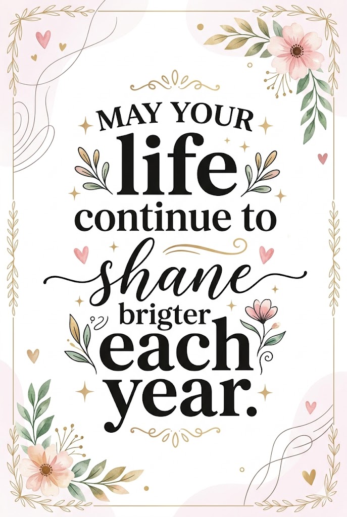 Birthday Blessings and Wishes