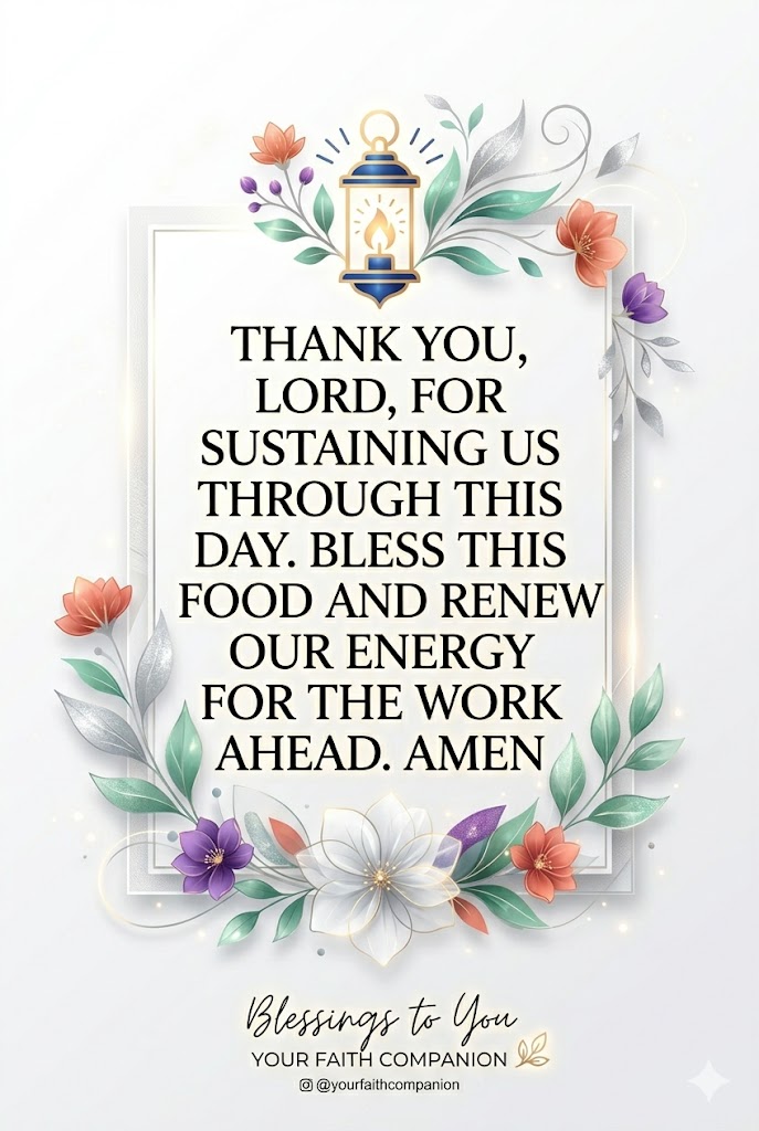 Food Prayer Blessings