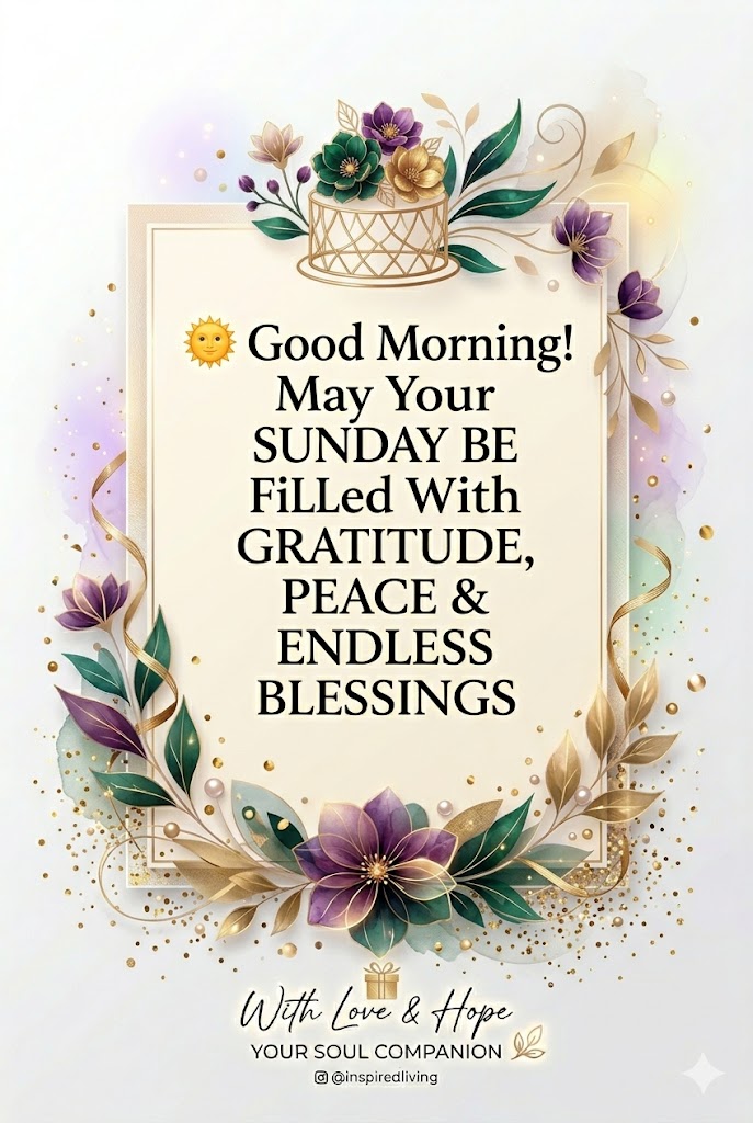 Best Good Morning Sunday Quotes