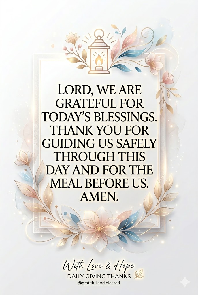 Food Prayer Blessings