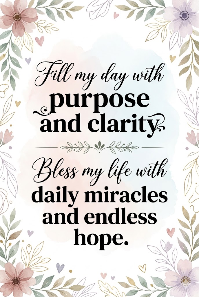 Daily Blessings Prayer