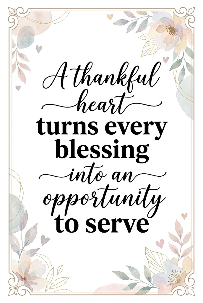 Blessed to Be a Blessing