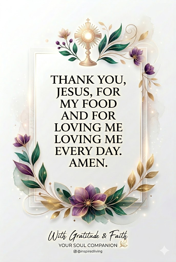 Catholic Meal Prayers