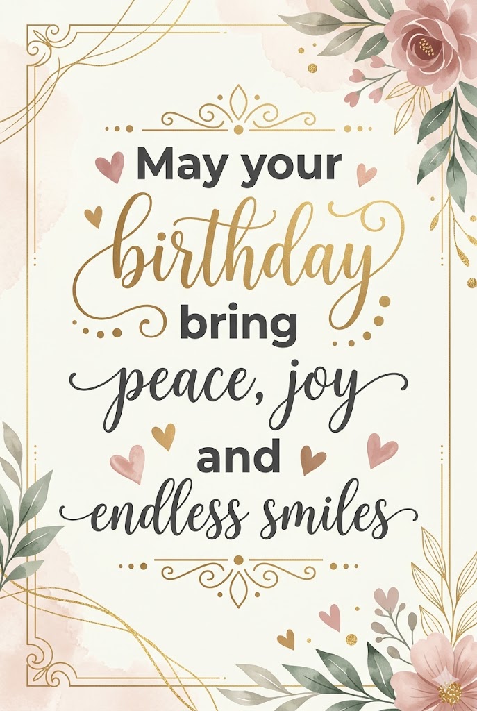 Birthday Blessings and Wishes