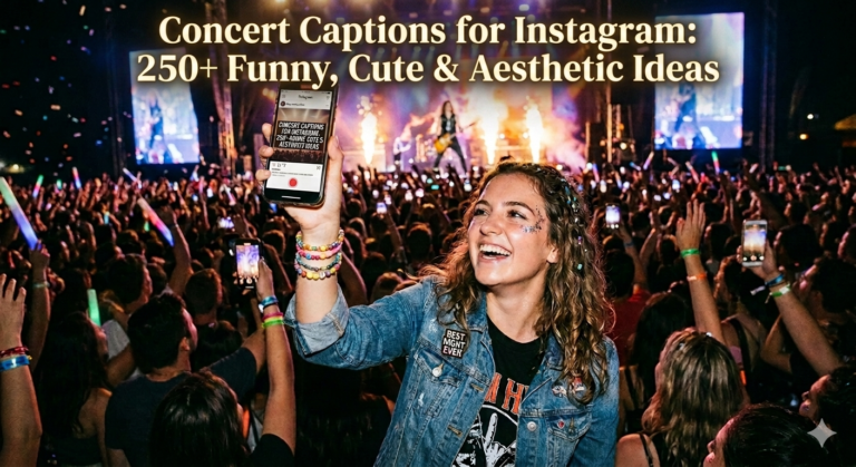 Concert Captions for Instagram: 250+ Funny, Cute & Aesthetic Ideas